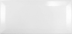 Pastilhas Cerâmicas White 10X20 cm - Caixa C/ 1,38m²