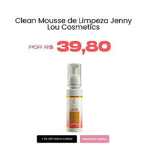 Clean Mousse De Limpeza Jenny Lou Cosmetics