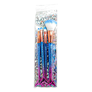 Kit Sereia Com 4 Pincéis