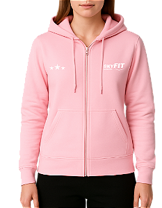 Blusa Moletom Rosa Uniforme SkyFIT ALUNOS