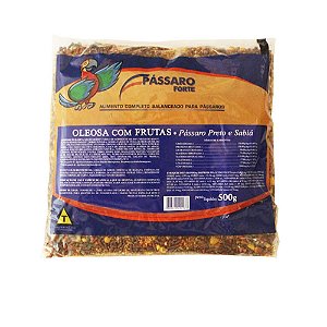 Oleosa com Frutas Pássaro Forte 500g