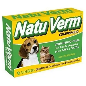 NatuVerm Comprimido 4cp