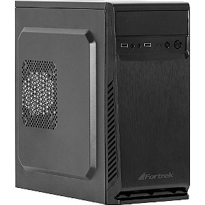 GABINETE MATX SC501BK SEM FONTE PRETO FORTREK