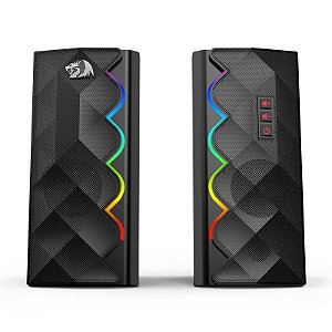 CAIXA DE SOM GAMER CIPHER RGB USB+P2 GS522 REDRAGON