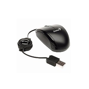 Mouse USB Micro Traveler V2 Retratil 86cm Preto Genius