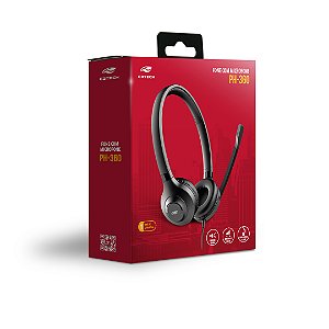 HEADSET USB PH-360BK PRETO C3TECH