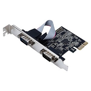 PLACA PCI-E COM 2 PORTAS SERIAIS DB09 27119049 COMTAC