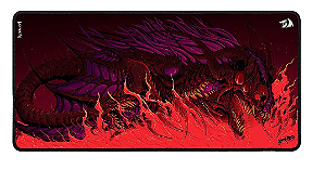 MOUSEPAD GAMER INFERNAL DRAGON SEIRYU 880x420x4mm REDRAGON