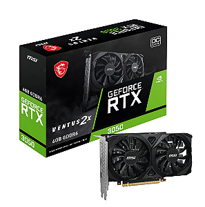 PLACA DE VIDEO 6GB NV RTX 3050 VENTUS 2X OC 912-V812-060 MSI