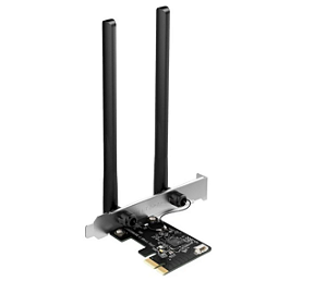 ADAPTADOR PCI-E WIFI5 BT4 DUAL BAND AC1200