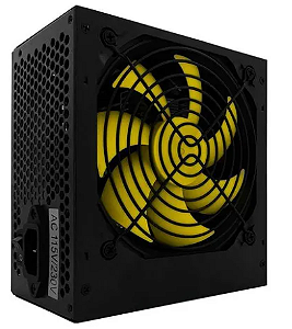 FONTE ATX 650W COOLER AMARELO S/ CABO BRX