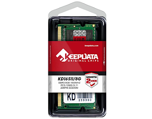 MEMORIA NOTE 8GB DDR3 1600 KD16S11/8G KEEPDATA