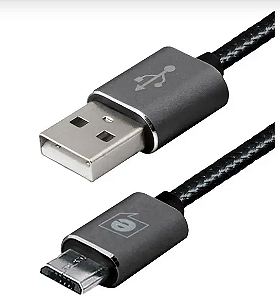CABO USB-MICRO USB 1,2M PRETO WI404 SMARTOGO
