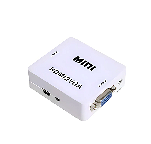 CONVERSOR HDMI PARA VGA (MINI)