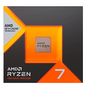 PROCESSADOR AMD AM5 RYZEN 7 7800X3D 5.0GHZ MAX TURBO CACHE 104MB C/ VIDEO