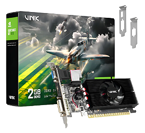 PLACA DE VIDEO 2GB GT 610 L. PROFILE DDR3 64BITS VINIK