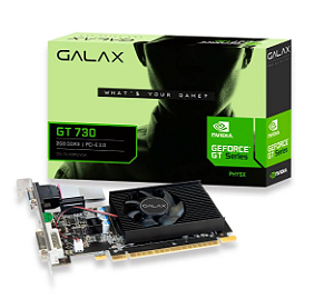 PLACA DE VIDEO 4GB GT 730 L. PROFILE DDR3 128BITS GALAX
