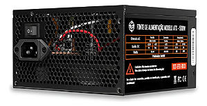 FONTE ATX 500W BIVOLT AUTO EFD-BK01 TGT