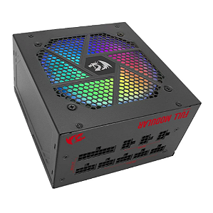 FONTE ATX 750W FULL MODULAR RGB 80+ GOLD GC-PS006 PRETO REDRAGON