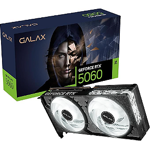 PLACA DE VIDEO 8GB NV RTX 5060 128BITS BLACK GF 1-CLICK OC GALAX