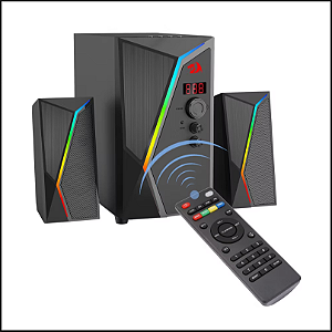 CAIXA DE SOM GAMER ANVIL PRO RGB PRETO GS520 PRO REDRAGON