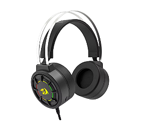 HEADSET GAMER USB GRENDEL RGB PRETO H314-RGB REDRAGON