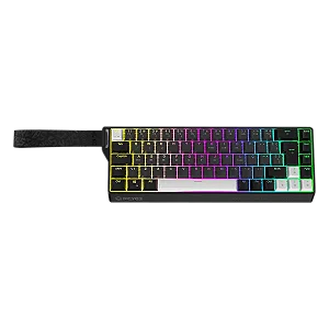 TECLADO MAGNETICO USB GAMMA BLACK VULCAN 8000HZ RGB PCYES