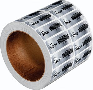 500 Etiqueta de Patrimônio Ativo Fixo Adesivo 45x20 45x15 e 30x15mm