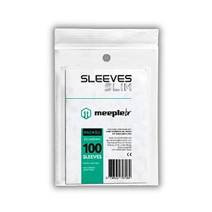 Sleeves Slim Padrão MeepleBR