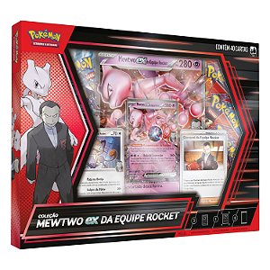 Box Coleção Mewtwo ex da Equipe Rocket