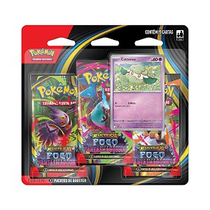 Blister Triplo ME02 Fogo Fantasmagórico Pokémon TCG