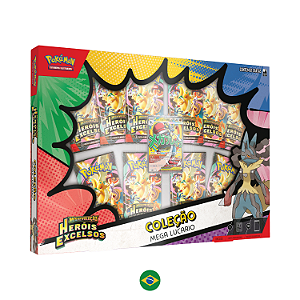 Box Coleção Mega Lucario ex (Pt-Br)