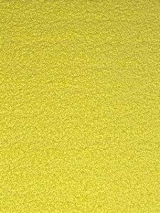 Pacote 5 Folhas EVA Atoalhado (Pelo Alto) 40x50cm Amarelo Bebê