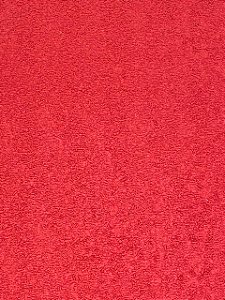 Pacote 5 Folhas EVA Atoalhado OUTLET 2ª Linha 40x50cm Vermelho Natal