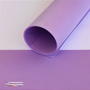 Pacote 10 Folhas EVA Liso 1,5mm 40x60cm Lilás Hortênsia