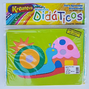 KIT 3 Unidades - Quebra-Cabeça Caracol 19x29cm - 5mm (Espessura)