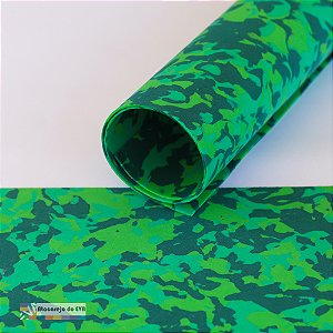 Pacote 5 Folhas EVA Misto (Dupla face) 40x50cm Verde