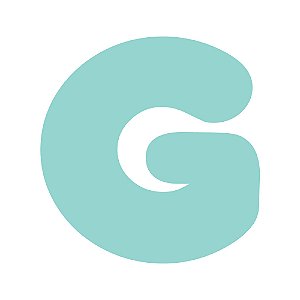 Pacote 10 unidades LETRA "G" (120mm Altura) Cores Sortidas