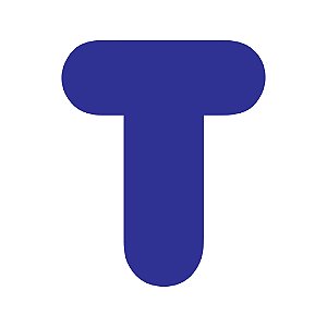 Letra unitária - LETRA "T" (120mm Altura) Cores Sortidas