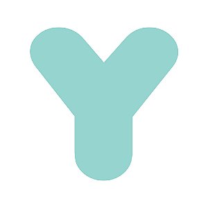 Pacote 10 unidades LETRA "Y" (120mm Altura) Cores Sortidas