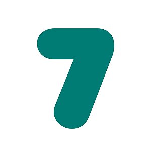 Número unitário - NÚMERO "7" (120mm Altura) Cores Sortidas