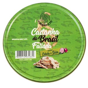 Castanha do Brasil Fatiada Cebola e Salsa