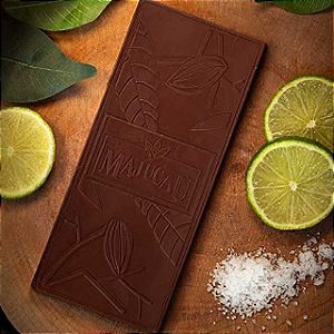 Chocolate 70% Cacau com Limão e Flor de sal Majucau