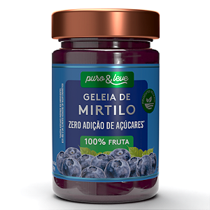Geleia de Mirtilo Puro e Leve 230g