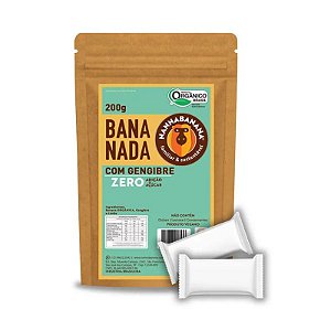 Bananada com Gengibre Nannabanana 200g - 8 unidades de 25g
