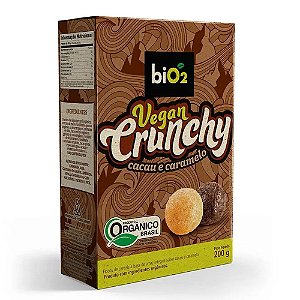 BiO2 Vegan Crunchy Cacau e Caramelo 200 g