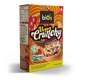 BiO2 Vegan Crunchy Cenoura, Beterraba, Cacau e Caramelo 200 g