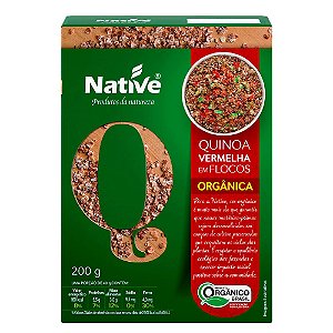 QUINOA VERM  EM FLOCOS ORGÂNICA