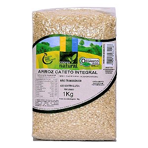ARROZ CATETO INTEGRALORGÂNICO COOPERNATURAL 500g