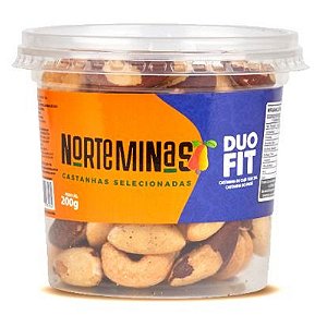 Castanha de Caju e Castanha do Brasil Duofit sem Sal 200g